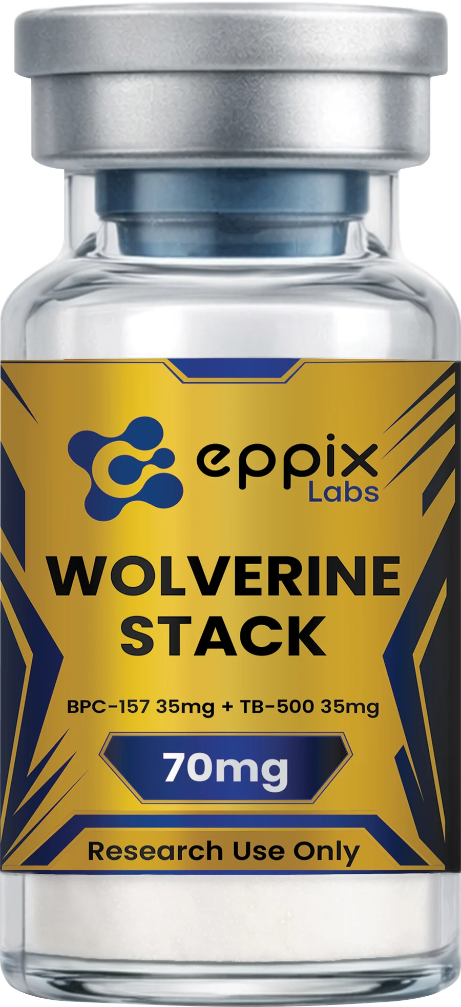 Wolverine Stack research peptide vial — Eppix Labs Canada